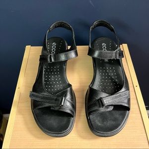 Ecco black sandal 41